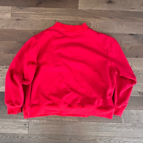 Parke red varsity mock neck xxl - Picture 3 of 3